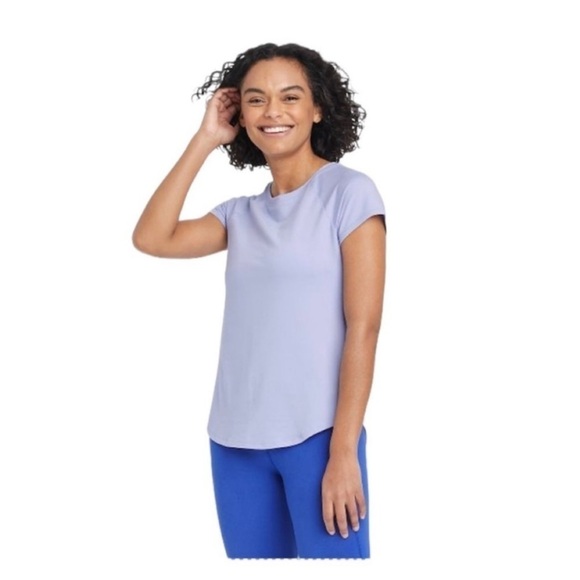 All in motion essential short sleeve T-shirt lilac purple nwt - Picture 1 of 5